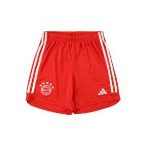 Sportovní kalhoty 'Fc Bayern 23/24 Home' adidas performance červená / bílá