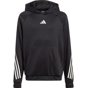 Sportovní mikina ADIDAS SPORTSWEAR stříbrně šedá / černá / bílá