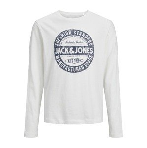 Tričko Jack & Jones Junior modrá / bílá