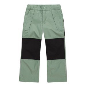 Funkční kalhoty 'Lento' Reima zelená / černá / stříbrná