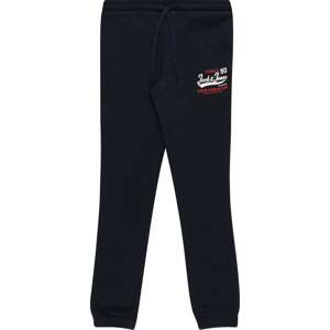 Kalhoty Jack & Jones Junior marine modrá / bílá