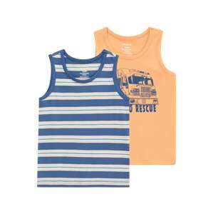 Tričko Carter's marine modrá / světlemodrá / jasně oranžová / bílá