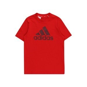Funkční tričko 'Essentials Big Logo ' ADIDAS SPORTSWEAR červená / černá