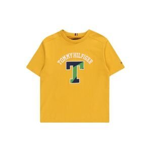 Tričko Tommy Hilfiger námořnická modř / žlutá / zelená / bílá