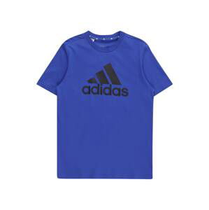 Funkční tričko 'Essentials Big Logo ' ADIDAS SPORTSWEAR ultramarínová modř / černá
