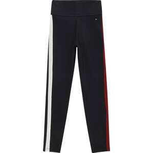 Sportovní kalhoty Tommy Hilfiger noční modrá / červená / bílá