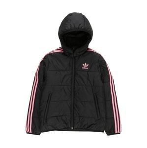 Zimní bunda 'Adicolor' adidas Originals světle růžová / černá