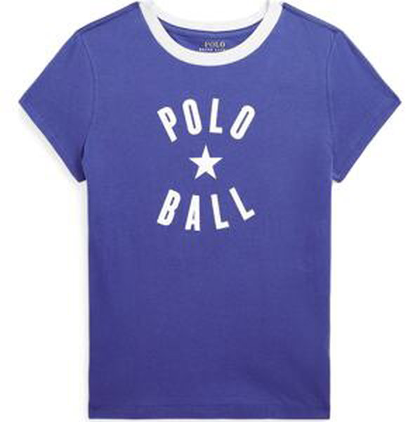 Tričko Polo Ralph Lauren indigo / bílá
