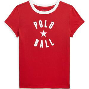 Tričko Polo Ralph Lauren červená / bílá