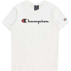 Tričko 'Classic' Champion Authentic Athletic Apparel červená / černá / bílá