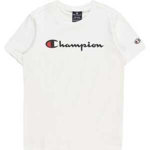 Tričko 'Classic' Champion Authentic Athletic Apparel červená / černá / bílá