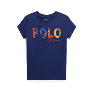 Tričko Polo Ralph Lauren námořnická modř / žlutá / světle zelená / červená