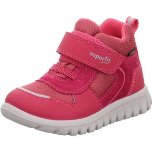 Tenisky Superfit šedá / pink / bílá