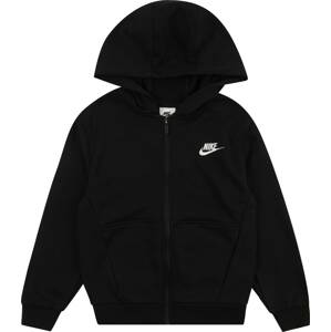 Mikina Nike Sportswear černá / bílá