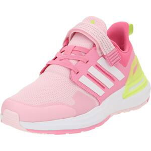 Sportovní boty 'Rapidasport Bounce Elastic Lace Strap' ADIDAS SPORTSWEAR limone / růžová / světle růžová / bílá