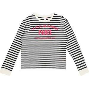 Tričko Vero Moda Girl pink / černá / bílá