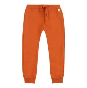 Kalhoty Lindex oranžová / broskvová / černá / bílá