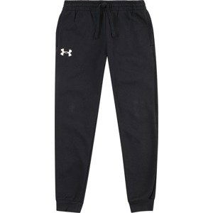 Sportovní kalhoty 'Rival' Under Armour černá / bílá