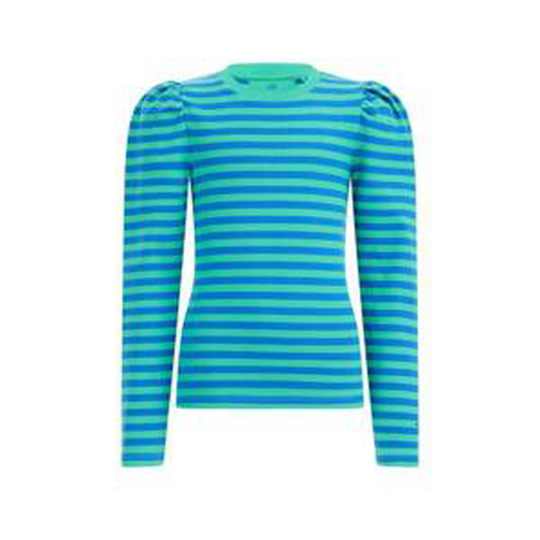 Tričko WE Fashion modrá / zelená