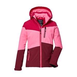 Sportovní bunda Killtec pink / červená / burgundská červeň