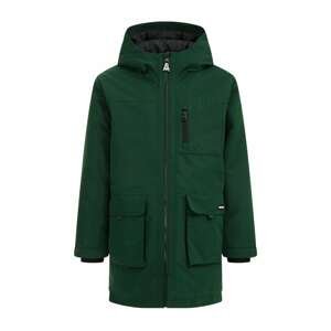 Zimní bunda WE Fashion tmavě zelená