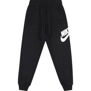 Kalhoty Nike Sportswear černá / bílá