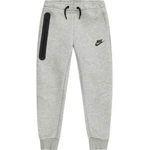 Kalhoty Nike Sportswear šedý melír / černá