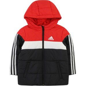 Sportovní bunda 'Padded' ADIDAS SPORTSWEAR červená / černá / bílá
