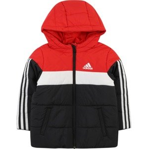 Sportovní bunda 'Padded' ADIDAS SPORTSWEAR červená / černá / bílá