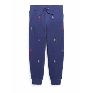 Kalhoty Polo Ralph Lauren modrá / žlutá / šeříková / červená