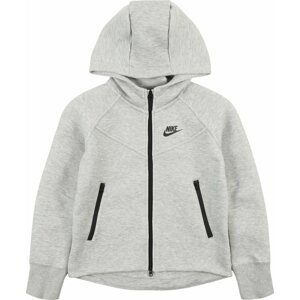 Mikina Nike Sportswear šedý melír / černá