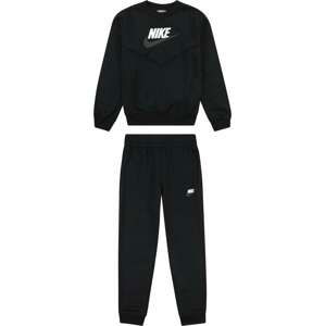 Joggingová souprava Nike Sportswear šedá / černá / bílá