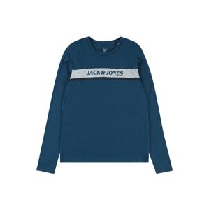 Tričko 'ALEX' Jack & Jones Junior námořnická modř / černá / bílá