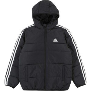 Sportovní bunda '3-Stripes Padded' ADIDAS SPORTSWEAR černá / bílá