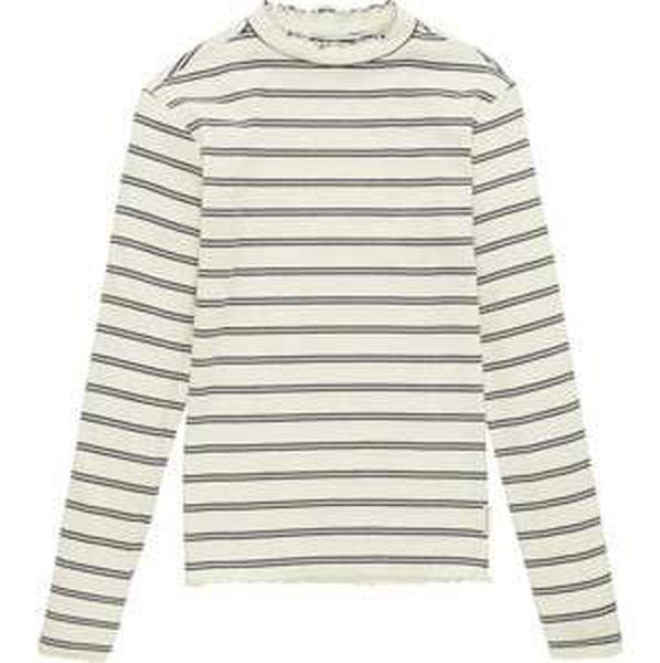 Tričko Tom Tailor pastelová fialová / černá / barva bílé vlny