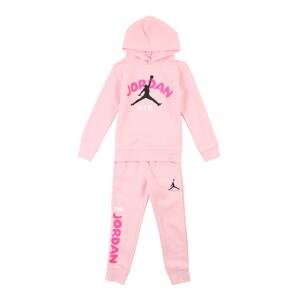 Joggingová souprava Jordan pink / světle růžová / černá