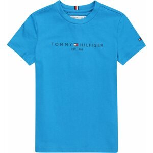 Tričko Tommy Hilfiger tyrkysová / noční modrá / ohnivá červená / bílá