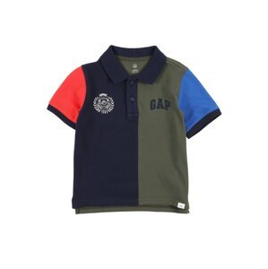 Tričko GAP modrá / námořnická modř / khaki / červená