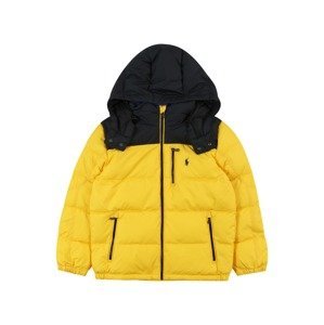 Zimní bunda Polo Ralph Lauren žlutá / černá