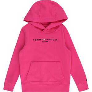 Mikina 'Essential' Tommy Hilfiger námořnická modř / magenta / offwhite