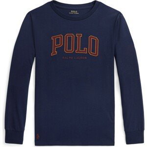 Tričko Polo Ralph Lauren námořnická modř / tmavě oranžová / burgundská červeň