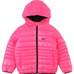 Přechodná bunda Nike Sportswear pink / černá