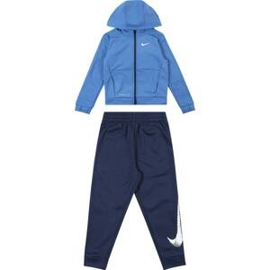 Joggingová souprava Nike Sportswear námořnická modř / nebeská modř / bílá