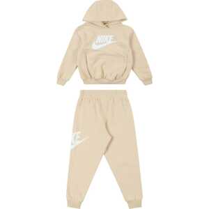 Joggingová souprava Nike Sportswear béžová / offwhite