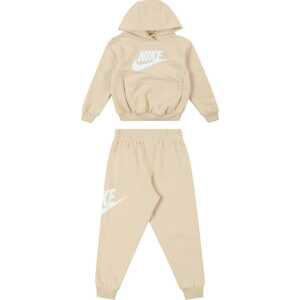 Joggingová souprava Nike Sportswear béžová / offwhite