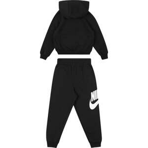 Joggingová souprava Nike Sportswear černá / bílá