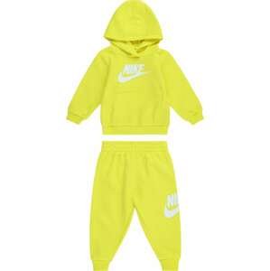 Joggingová souprava Nike Sportswear světle žlutá / offwhite