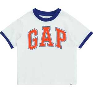 Tričko GAP modrá / oranžová / bílá