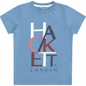 Tričko Hackett London světlemodrá / tmavě modrá / červená / bílá