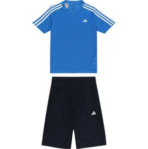 Tepláková souprava 'Train Essentials Aeroready 3-Stripes -Fit ' ADIDAS SPORTSWEAR noční modrá / královská modrá / bílá